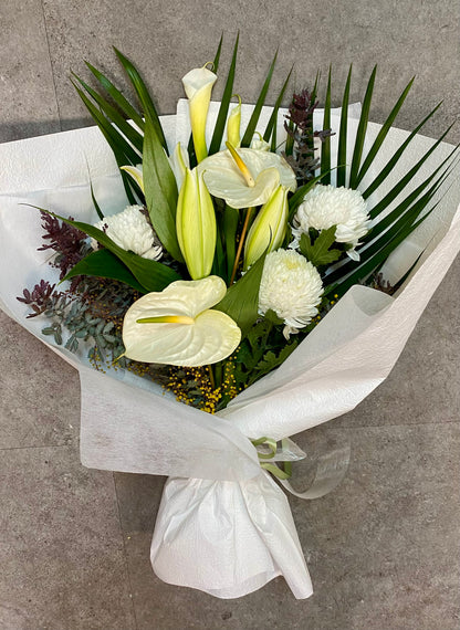 Whites & Greens Flowers