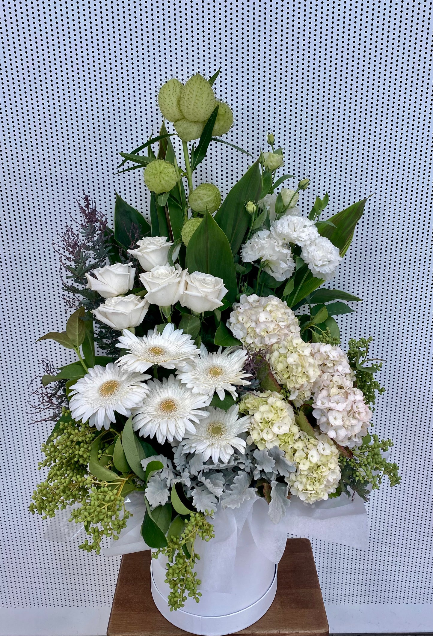 Whites & Greens Flowers