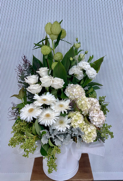 Whites & Greens Flowers