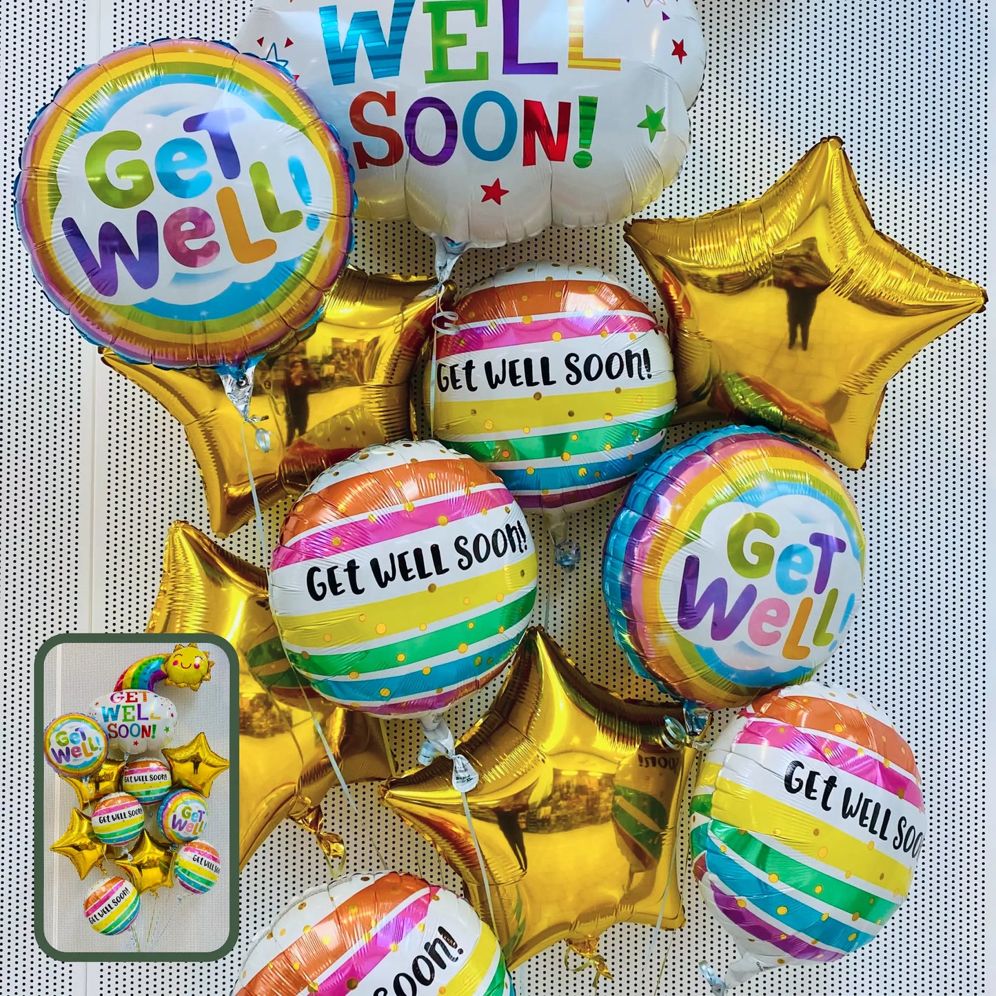 Get Well Balloon Bouquet